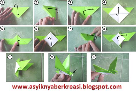 Membuat Burung Dari Kertas Origami Asyiknya Berkreasi