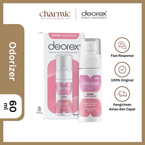 Jual Deorex Body Odorizer Extra Whitening Ml Body Spray Deodoran