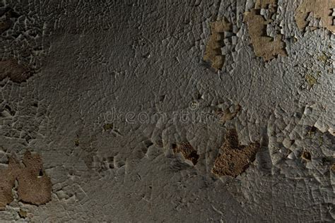 La Textura De La Pintura Rota En La Pared De Un Edificio Antiguo Que Se