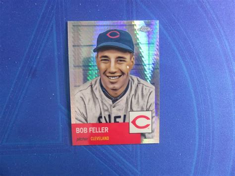 2022 Topps Chrome Platinum Bob Feller Prism Parallel Cleveland Ebay