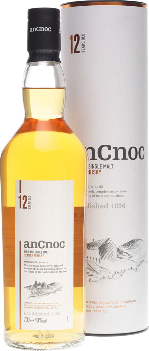 AnCnoc Highland Single Malt Whisky 12 Jahre