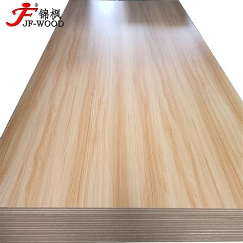 Melamine MDF HDF Medium Density Fiberboard Good For Building Material