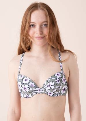 Esprit bikini krūšturis Haki WEEKEND
