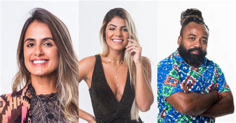 Bbb19 Carolina Hariany E Rodrigo Formam O 11º Paredão Quem Será