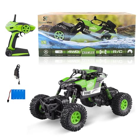 Gizmovine Rc Voiture G Wd Double Moteurs Bigfoot Voiture