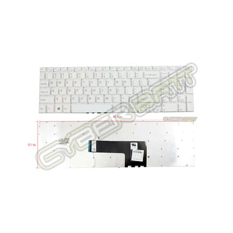 Keyboard Sony Vaio SVF15 Series White US CYBERBATT CO LTD จด