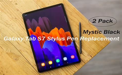 2 Pack Mystic Black Galaxy Tab S7 Stylus Pen Replacement