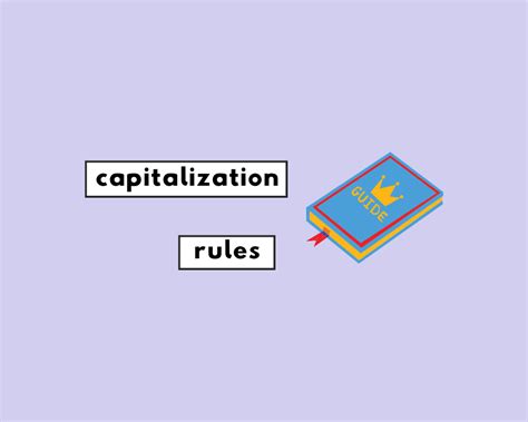Capitalization Rules With Examples