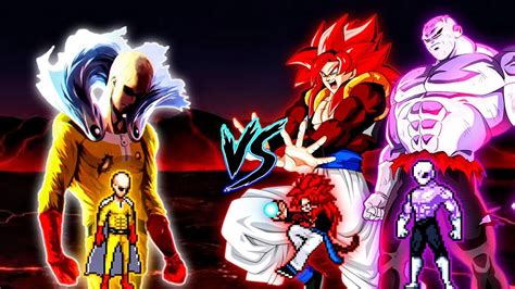 Accurate Saitama Serious Mode Vs Gogeta Op All Form Jiren Op All