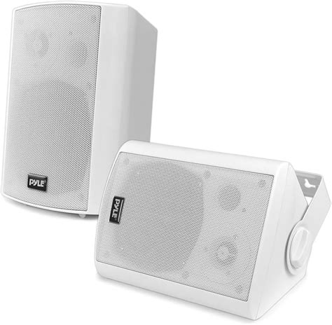 Amazon Pyle Wall Mount Waterproof Bluetooth Speakers