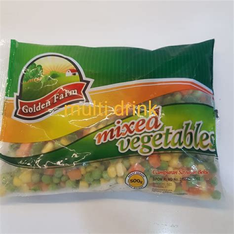 Jual Mixed Vegetable Golden Farm Sayuran Beku 500gr Jakarta Utara