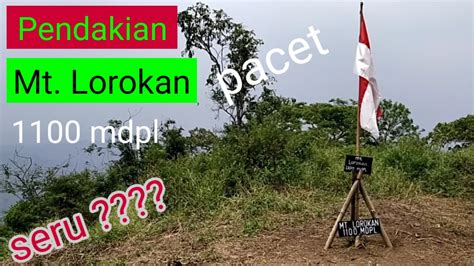 Pendakian Gunung Mt Lorokan Pacet Mojokerto Ii Suasana Asli