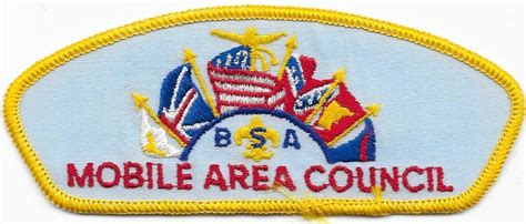 Mobile Area Council Strip T Clr Lstitch Cb Csp Sap Boy Scouts Of