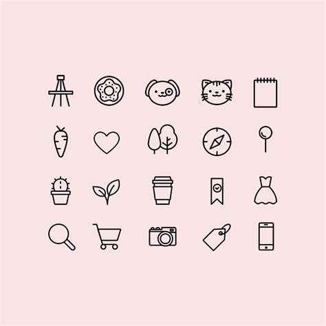 Drawing icons