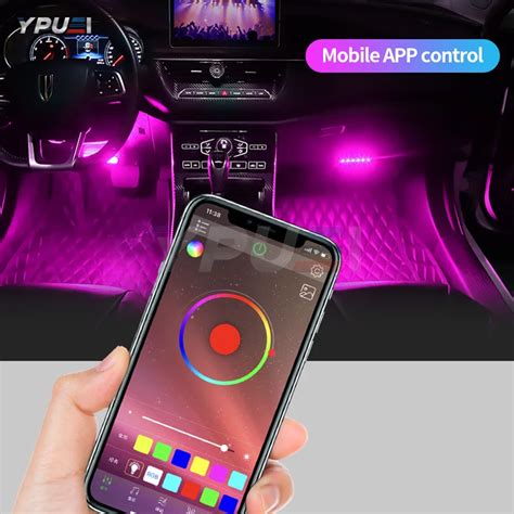 Generic Car Interior Atmosphere Led Rgb Strip Light Dash Floor Foot