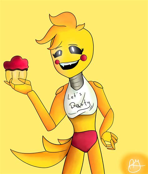 Toy Chica(fan-art) by AladzinoaOMEGA on DeviantArt