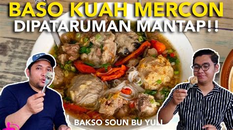 BASO KUAH CABE DI BASO SOUN BU YULI With Dutabaksotasikmalaya JAJANAN