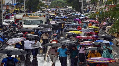 Mumbai Rains IMD Issues Yellow Alert Waterlogging Leads To Traffic Jam