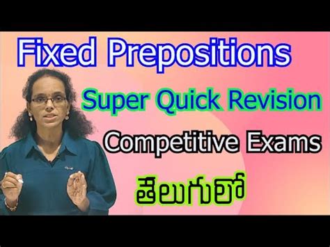 Fixed Preposition Class Sbi Po Super Quick Revision