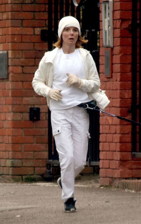 GERI HALLIWELL Out Jogging in London 03/10/2021 – HawtCelebs