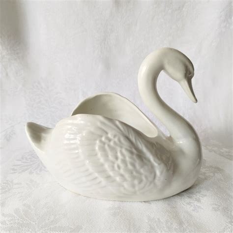 Swan Planter Etsy