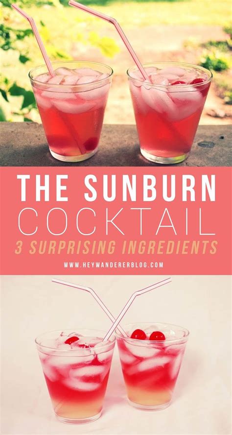 The Sunburn Cocktail Is An Easy And Delicious Summer Drink