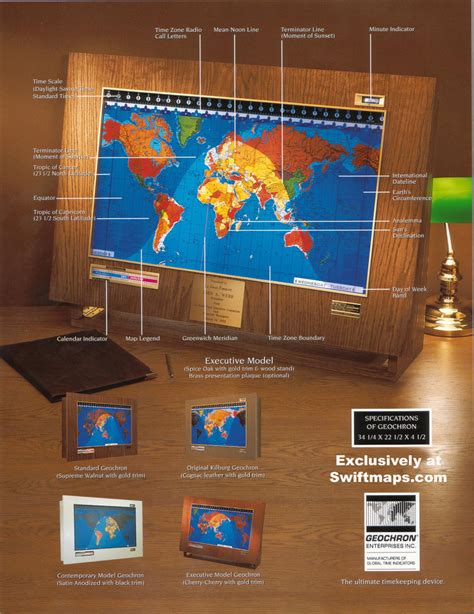 The Geochron Combines Clock And Map: Coolness And Utility Outweigh Geek Factor | aBlogtoWatch