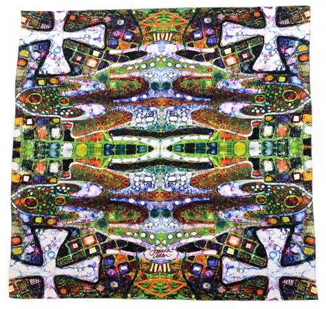 Gaudy Gaudi Luxury Silk Scarf Joanna Allen Art