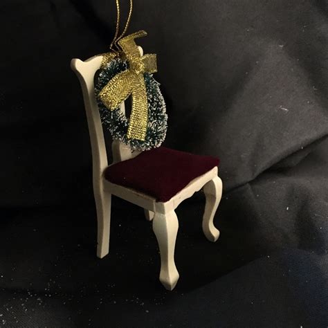 Empty Chair Memorial Ornament Christmas Tyme