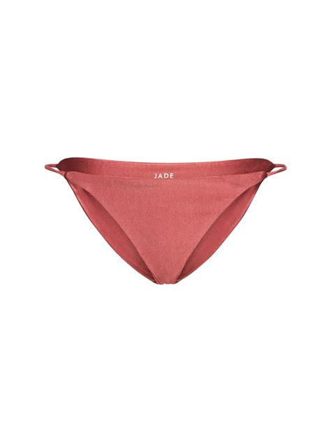 Jade Swim Bare Minimum Bikini Bottoms In Rose Modesens