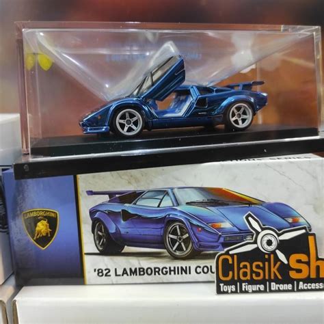 Jual Hot Wheels Rlc Exclusive Lamborghini Countach Lp S Ice Blue Rcl Shopee Indonesia