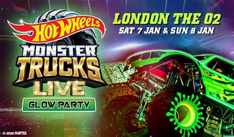 Hot Wheels Monster Trucks Live Glow Party The O
