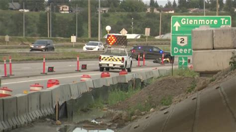 Crash Involving 4 Motorcycles Along Glenmore Trail Sends 1 Rider To