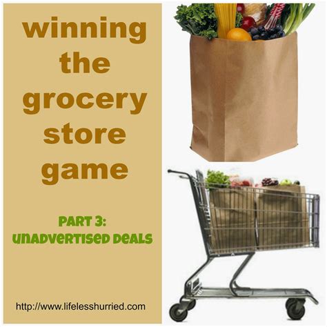 Life less hurried, living in the slow lane: Winning the grocery store