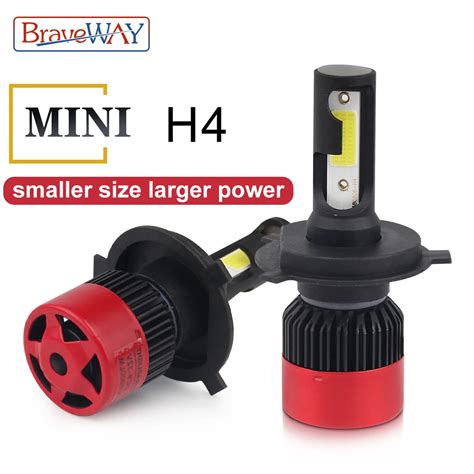 BraveWay bombilla LED H4 para faro delantero de coche lámpara