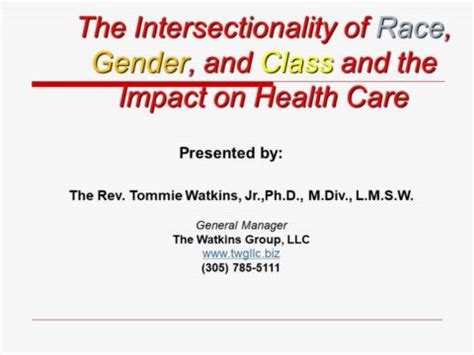 Webinar: The Intersectionality of Race, Gender, and Class and the ...