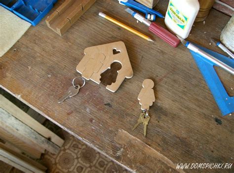 Держатель для ключей » Дом Спички - поделки из спичек и не только.
