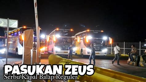 Dermaga Jadi Pool Damri Selusin Bus Serbu Kapal Balap Double Decker