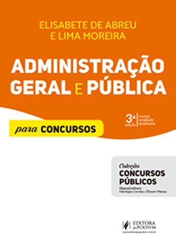 Administração Geral e Pública PDF Elisabete de Abreu Lima Moreira