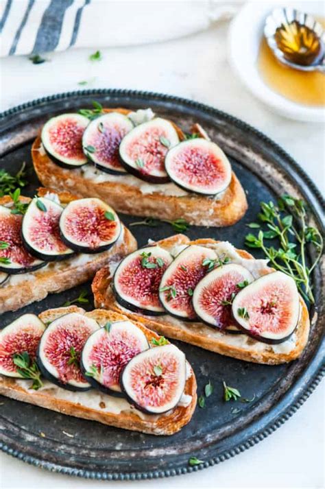 Fresh Fig Gorgonzola Bruschetta Aberdeens Kitchen