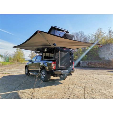 Canopy Camper Alu Cab Version Ac20 Comfort Noir Pour Toyota Hilux Revo