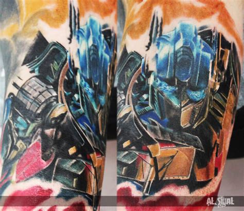 Transformers Optimus Prime Tattoo