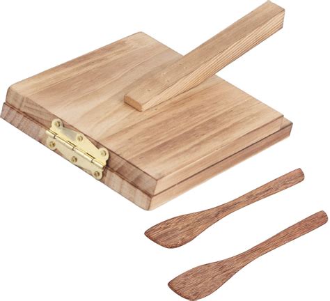 Wooden Tortilla Press Manual Tortillera Press Maker With