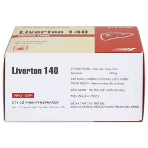 Thuốc Liverton 140mg Pymepharco điều trị suy giảm chức năng gan 100