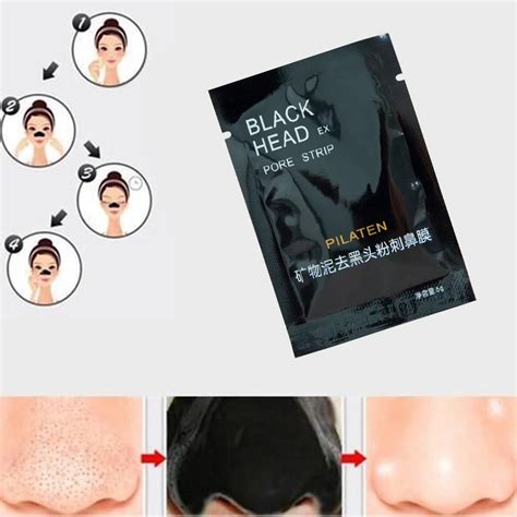 10pcs Blackhead Mask Face Care Black Mask Nose Blackhead Remover