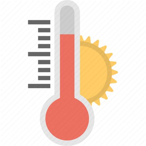 Beware High Temperature High Temperature Hot Weather Thermometer With Sun Weather Forecast Icon