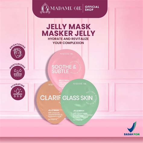 Jual CHECKOUT SERIBU Madame Gie Jelly Mask Skincare Gel Mask Masker