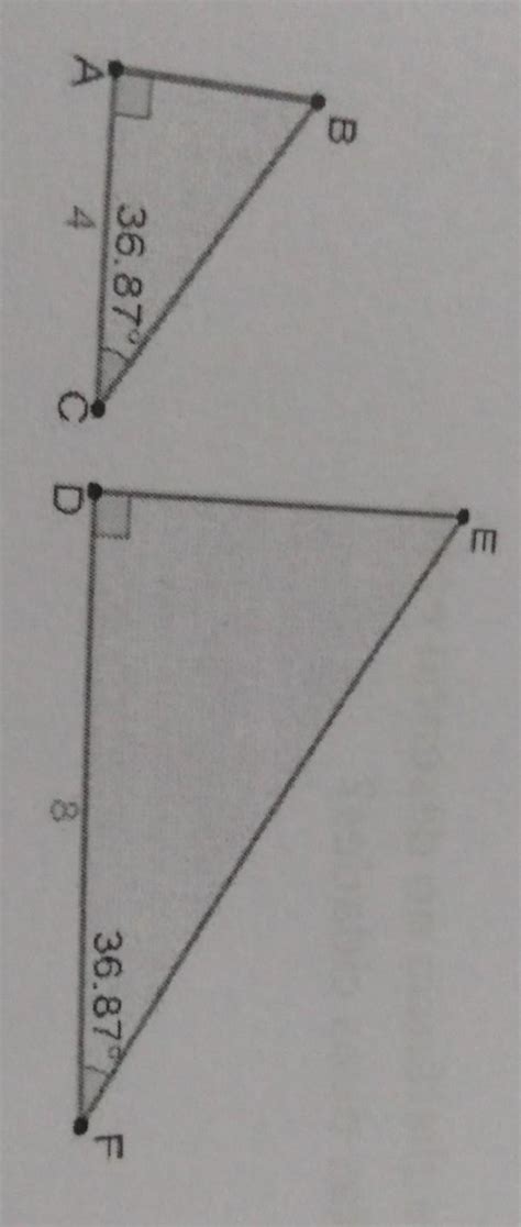 Observe Os Tri Ngulos Da Imagem A Seguir E Assinale A Alternativa