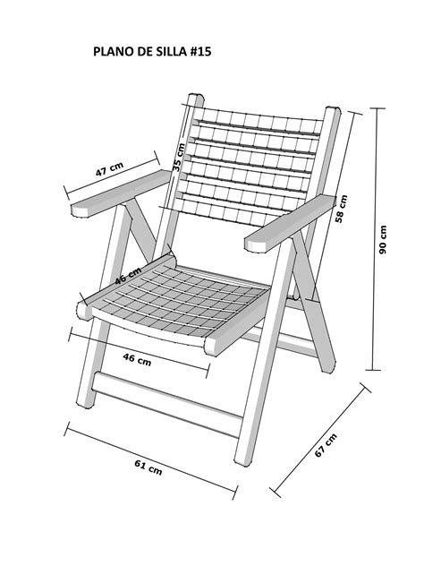 Una Guía Con 30 Planos Para Hacer Sillas De Madera Pdf