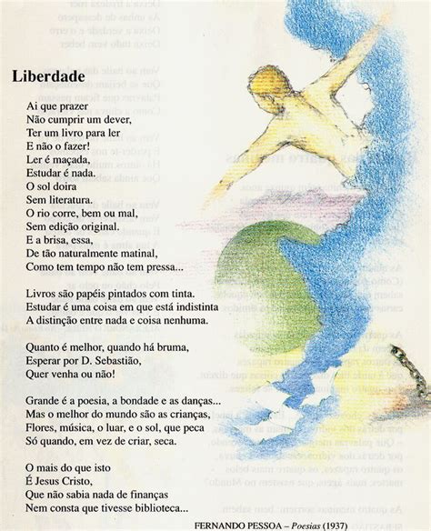 Poemas Em Imagem Liberdade Poemas De Fernando Pessoa Fernando